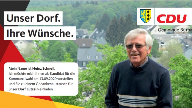 IHR DORF.IHRE WÜNSCHE. Kandidatenvorstellung Lützeln