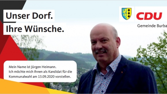 IHR DORF.IHRE WÜNSCHE. Kandidatenvorstellung Burbach – Jürgen Heimann
