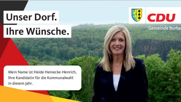 IHR DORF.IHRE WÜNSCHE. Kandidatenvorstellung Burbach – Heide Heinecke-Henrich