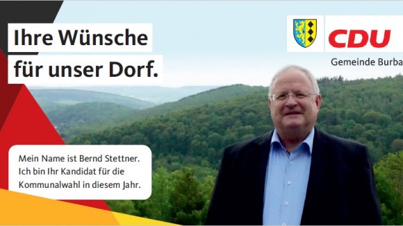 IHR DORF.IHRE WÜNSCHE. Kandidatenvorstellung Burbach – Bernd Stettner