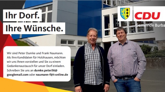 IHR DORF. IHRE WÜNSCHE. Kandidatenvorstellung Holzhausen